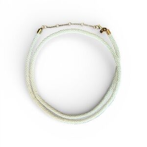 J. Crew White Seed Bead Necklace